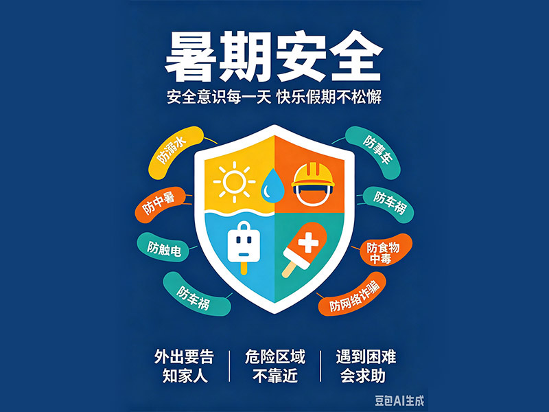 暑期安全要牢记