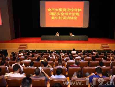 上海召开商业综合体消防安全综合治理约谈培训会